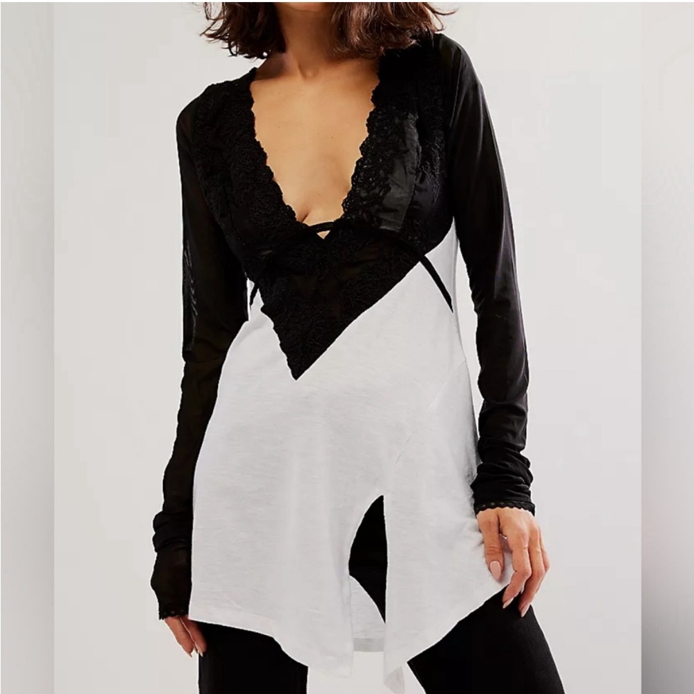 NWOT Free People Rendezvous Top Tunic